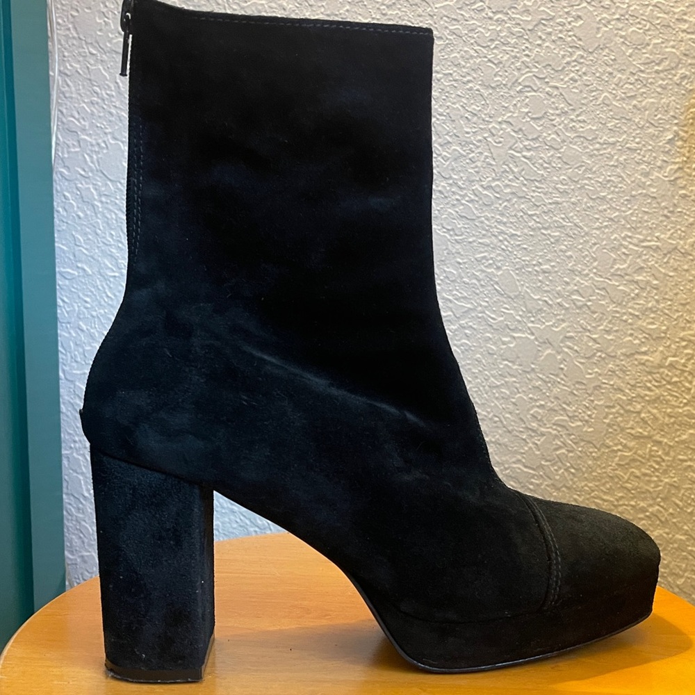 Free People Black Suede Boots - Picture 11 of 15